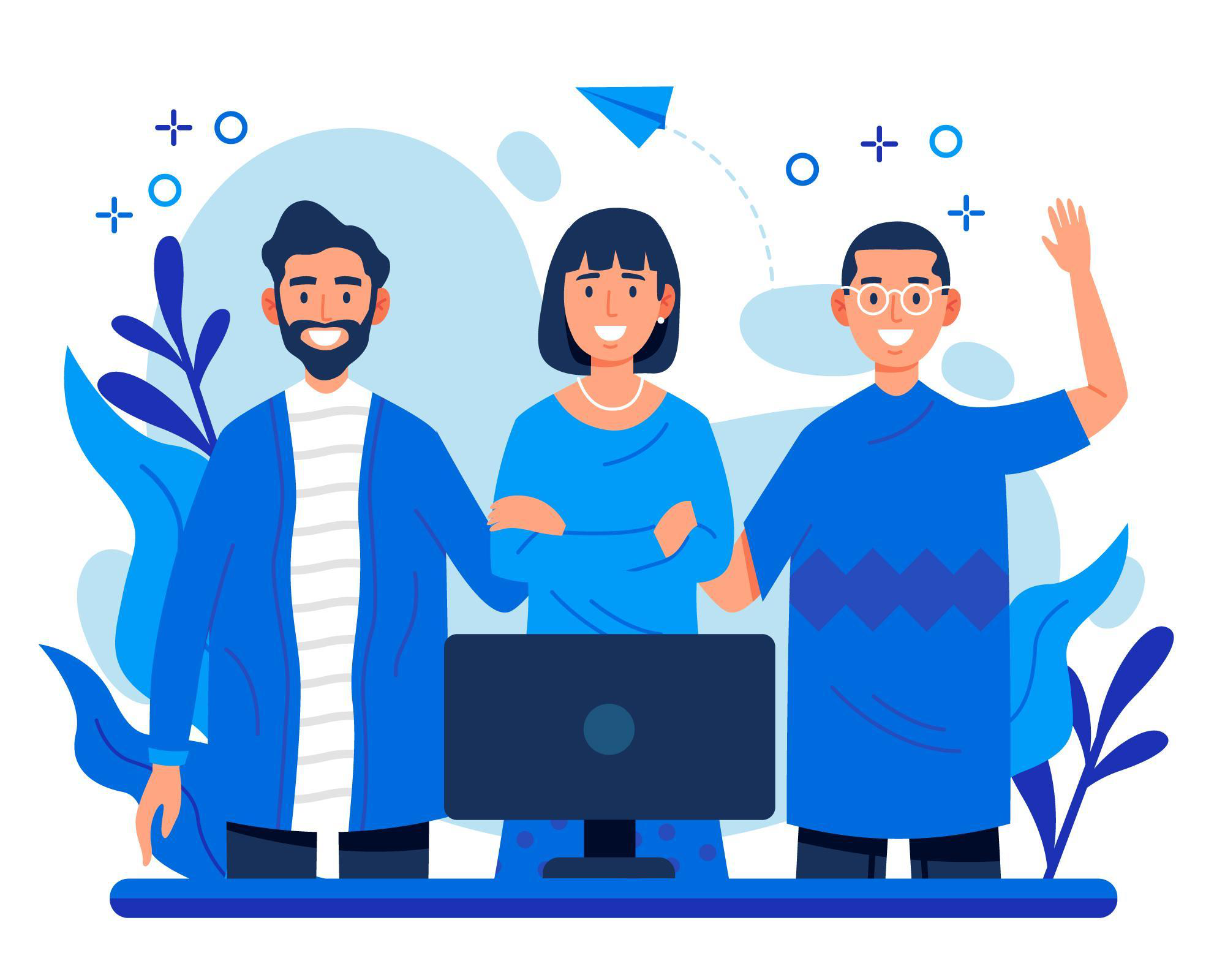 Team of Technodrome Solutions working on digital innovation